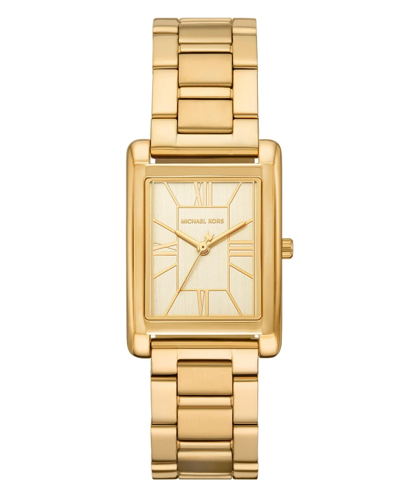 Michael Kors Women's Essex Gold-Tone Stainless Steel Watch, 26x36mm