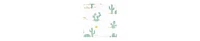 Hudson Baby Plush Blanket with Furry Binding and Back, Desert Cactus, One Size