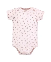 Hudson Baby Girls Cotton Bodysuits