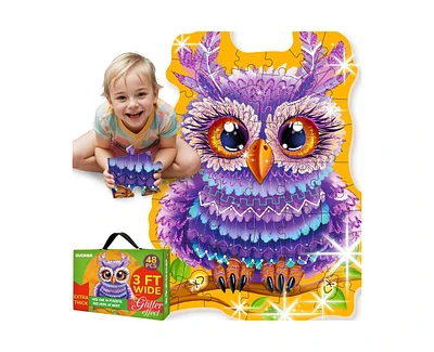 Quokka 2x3 Feet Giant Shaped Glitter Floor Puzzles for Kids Ages 3-5