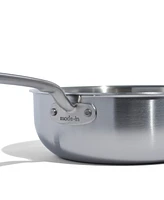 Made In Stainless Steel Clad 3-Quart Saucier with Lid