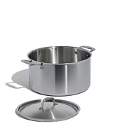 Made In Stainless Steel Clad -Quart Stock Pot with Lid