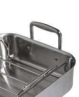 Made In Stainless Steel Clad 17" Roasting Pan