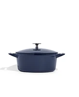Made In Enameled Cast Iron 5.5-Quarts Round Dutch Oven with Lid