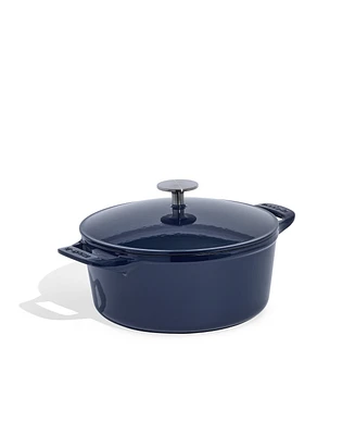 Made In Enameled Cast Iron 5.5-Quarts Round Dutch Oven with Lid
