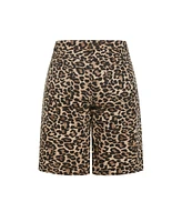 City Chic Plus Leah Print Jort
