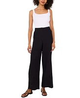 Vince Camuto Women's Embroidered Wide Leg Pants
