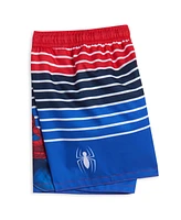 Spider-Man Boys Marvel Avengers Spidey and His Amazing Friends Upf 50+ Swim Trunks to