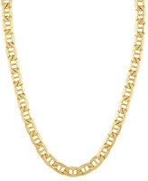 Italian Gold Polished Mariner Link 18" Chain Necklace (5.5MM) in 14k Gold