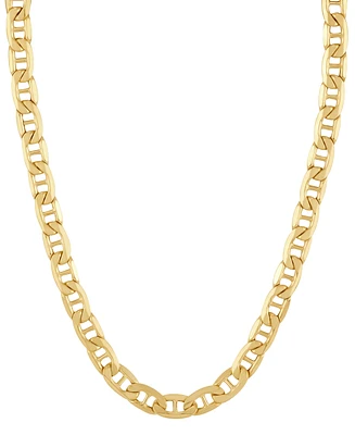 Italian Gold Polished Mariner Link 22" Chain Necklace (5.5MM) in 14k Gold