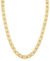 Italian Gold Polished Mariner Link 22" Chain Necklace (5.5MM) in 14k Gold