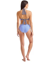 Tommy Bahama Womens Striped Reversible Bikini Top Bottoms