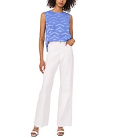 Vince Camuto Women's Textured Sleeveless Crewneck Top