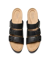 Clarks Collection Women's Calenne Lily Wedge Sandals
