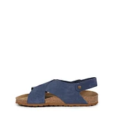Crossover Wedge Sandals