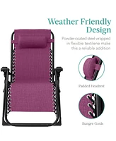 Best Choice Products Oversized Zero Gravity Chair, Folding Recliner w/ Removable Cushion