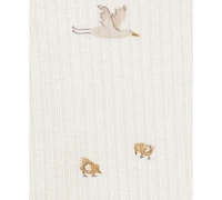 Carter's Baby Bird-Print Long-Sleeve T-Shirt & Pants, 2 Piece Set
