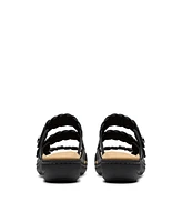 Clarks Collection Women's Laurieann Hope Slip-On Flat Sandals