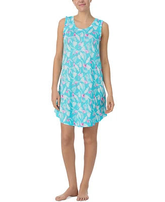 Ellen Tracy Women's Printed Sleeveless Chemise