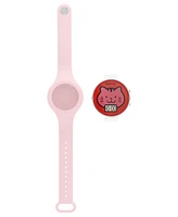 Armitron Kid's Quartz Happy Pals Pink Silicone Watch, 30mm