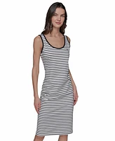 Karl Lagerfeld Paris Women's Striped Midi Dress