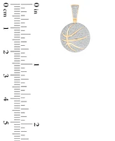 Men's Diamond Pave Basketball Pendant (1/4 ct. t.w.) in 10k Gold