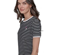 Karl Lagerfeld Paris Women's Striped T-Shirt