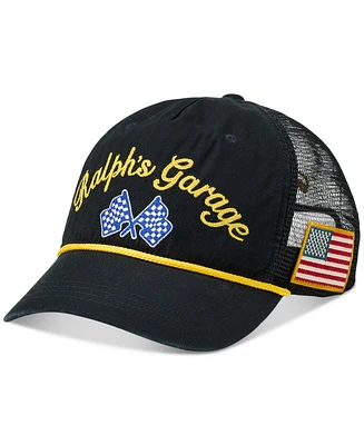 Polo Ralph Lauren Men's Ralph's Garage Canvas Trucker Cap