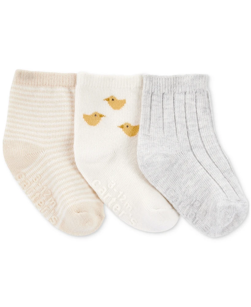 Carter's Baby 3-Pk. Chick Ankle Socks