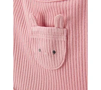Carter's Baby Girls Floral Bibs, 3 Pack