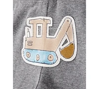 Carter's Baby Boys Construction Little Character Bodysuits & Pants, 3 Piece Set