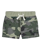 Gerber Baby Boys 3-Pack Pull-On Knit Shorts, Gray & Black, 18 Months