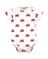 Touched by Nature Baby Boys Cotton Bodysuits, Mystic Sea Creatures, Preemie