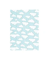 Hudson Baby Cotton Poly Flannel Burp Cloths 8-Pack, One Size