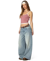 Edikted Women's Saylor Striped Knit Tank Top
