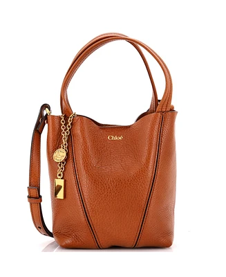 Pre-Owned Chloe Small Spin Tote Leather