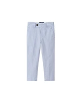 Andy & Evan Toddler Boys Toddler/Child Chambray w/White Stripes Suit Set