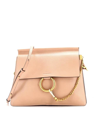 Pre-Owned Chloe Medium Faye Shoulder Bag Leather