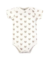 Hudson Baby Boys Cotton Bodysuits, Cozy Cutie, Preemie