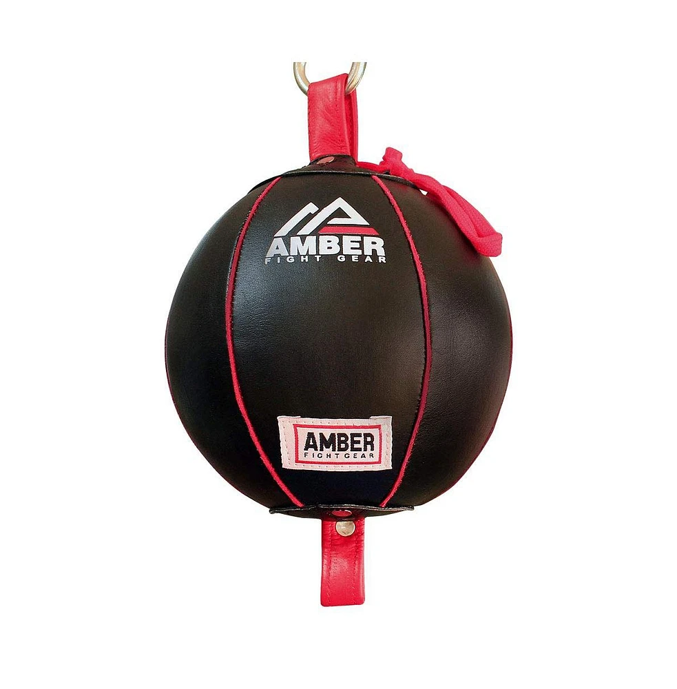 Boxing Mma Muay Thai Fitness Workout Training Leather Punching Floor to Ceiling Speed Dodge Ball Double End Bag Professional with Bungee Cords