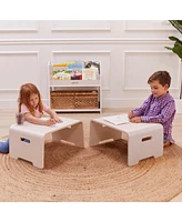 ECR4Kids Bentwood Lap Desk with Handles, Natural, 1