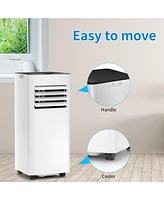 Zafro 8,000 Btu Portable Air Conditioners Cool Up to 350 Sq.Ft, 4 Modes Portable Ac with Remote Control/Large Led Display/24Hrs Timer/Installation Kit