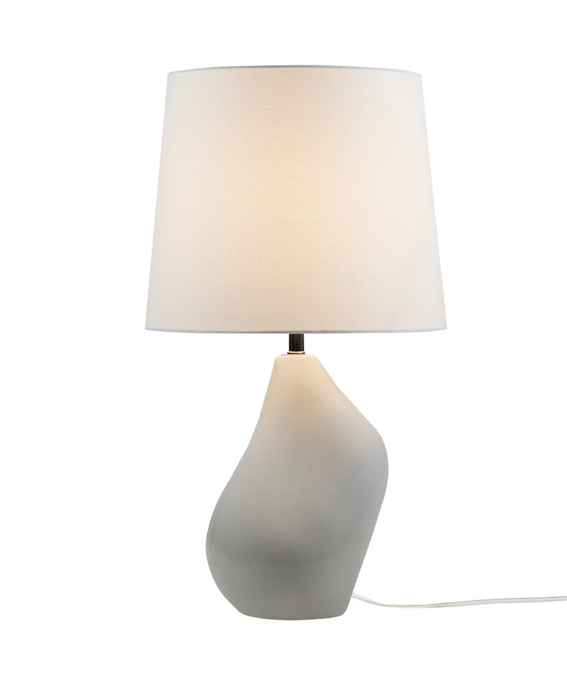 Ink+Ivy 21.75" ZenGlossy Asymmetrical Ceramic Table Lamp
