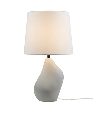 Ink+Ivy 21.75" ZenGlossy Asymmetrical Ceramic Table Lamp