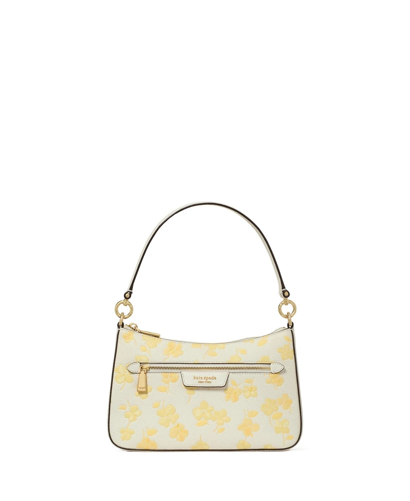 Kate Spade New York Hudson Spring Pansies Small Crossbody Bag