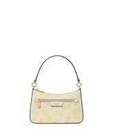 Kate Spade New York Hudson Spring Pansies Small Crossbody Bag