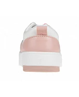 Bebe Toddler Girls Butterfly Lace Charms with Court Sneakers