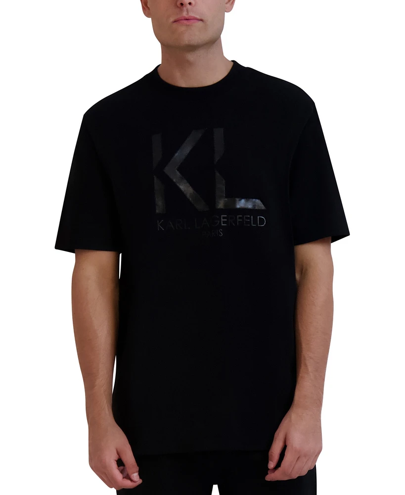Karl Lagerfeld Paris Men's Kl Logo T-Shirt