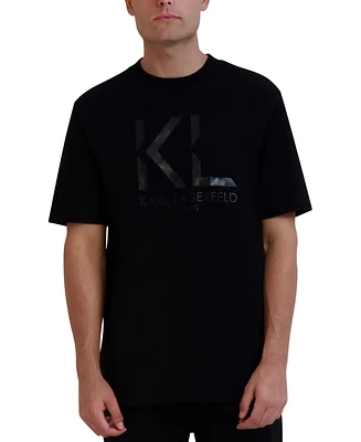 Karl Lagerfeld Paris Men's Kl Logo T-Shirt
