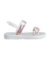 Bebe Toddler Girls Loose Glitter Straps Sandals